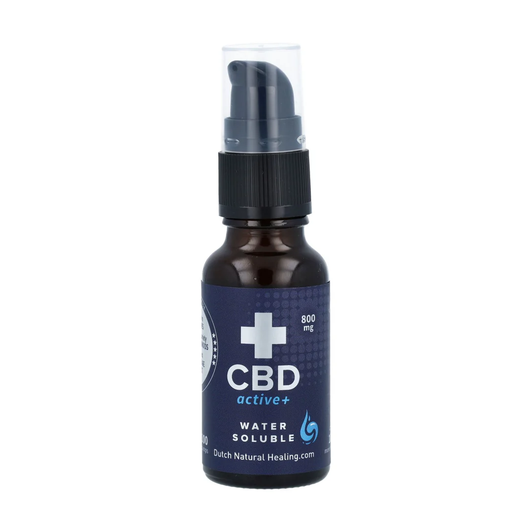 CBDactive+ (Wateroplosbaar) (10 ml' flacon)
