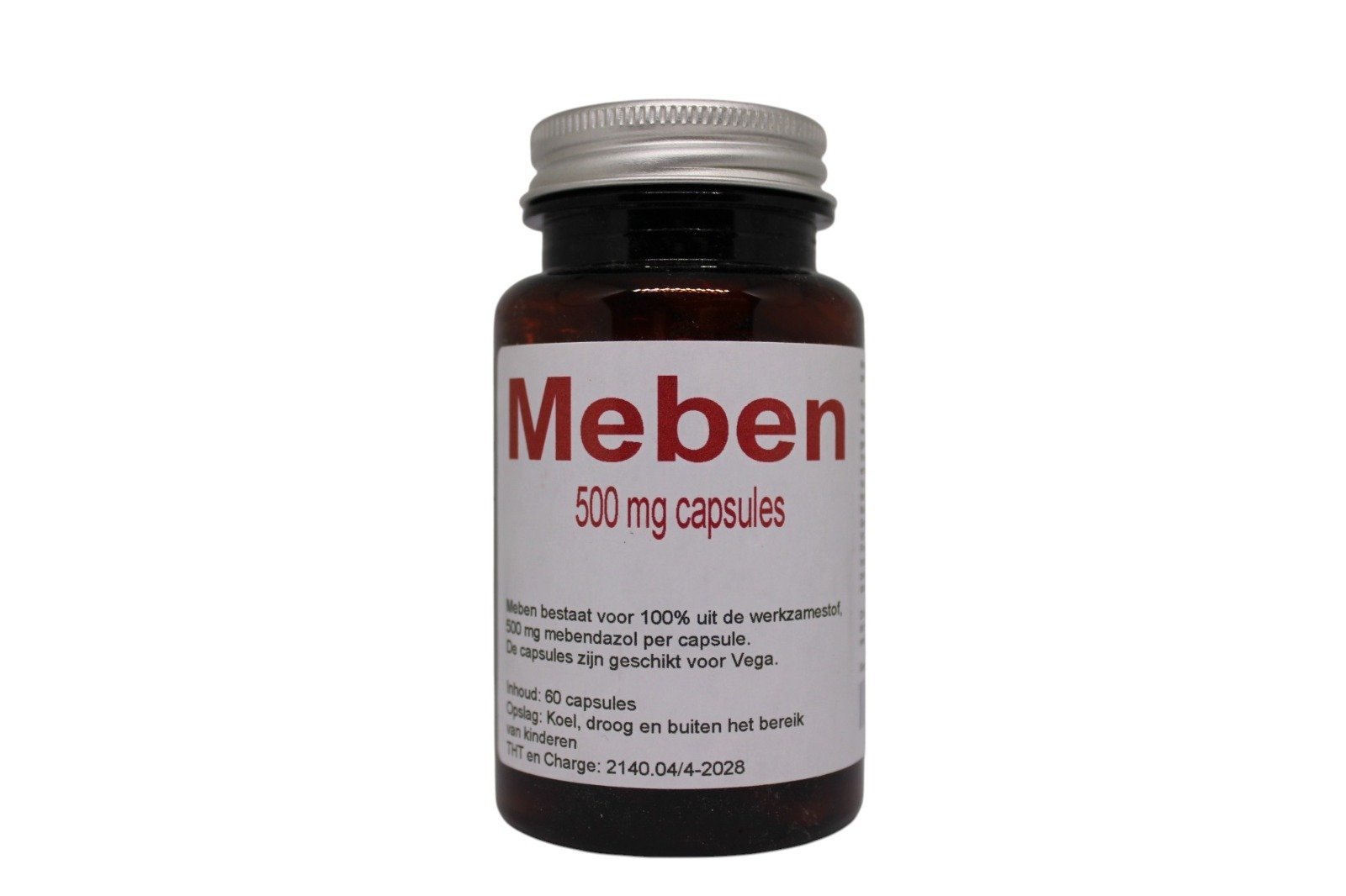 Mebendazol' (60 capsules (500 mg))